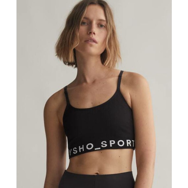 Áo sport bra Oysho không viền logo