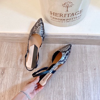 GIÀY SLINGBACK BỆT MŨI NHỌN CHẤT DA MỀM
