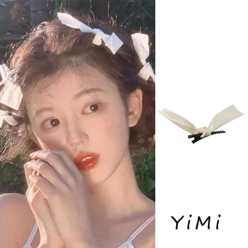 Kẹp tóc vải trang trí hình nơ dễ thương phong cách lolita Hàn Quốc nữ tính