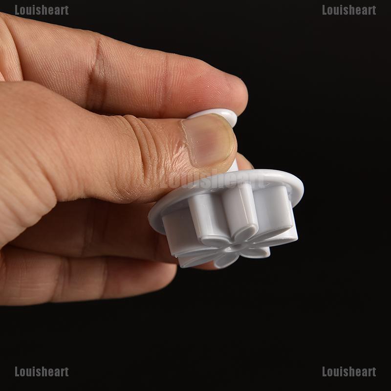 Set 4 khuôn làm kẹo mềm trang trí bánh tạo hình bông cúc tiện lợi