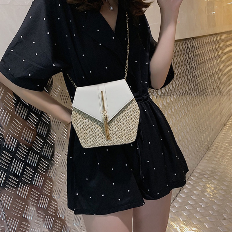 Túi Rơm Đeo Chéo Thời Trang Dành Cho Nữ