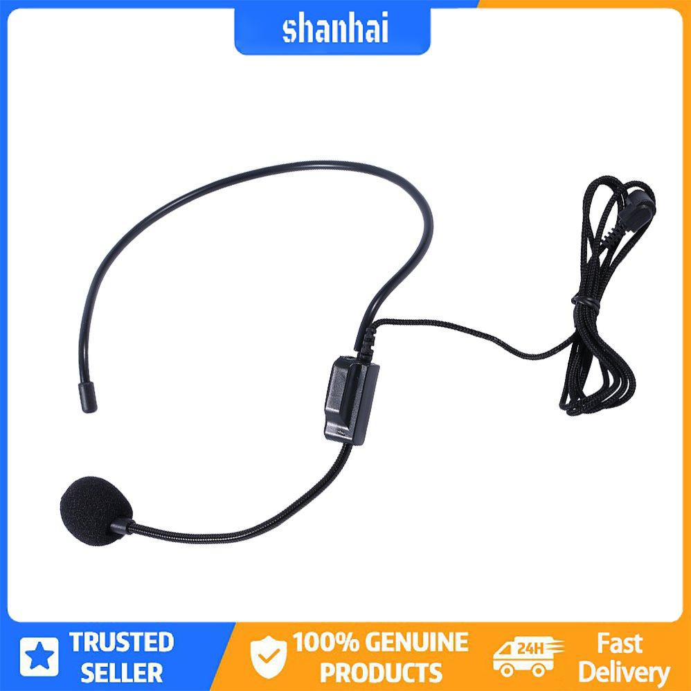 Tai nghe có dây giọng hát đầu tiên Micrô microfono cho loa khuếch đại giọng nói | BigBuy360 - bigbuy360.vn