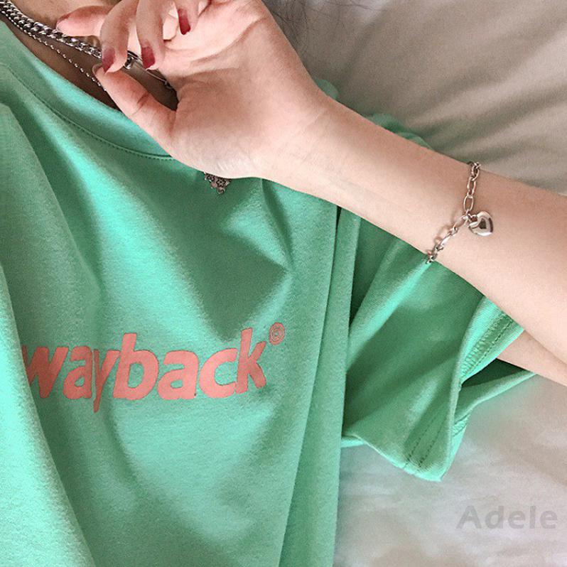 [Adele] Vòng tay tình yêu nữ phong cách hip-hop nữ sinh đơn giản cá tính sáng tạo đồ trang sức gió handmade lạnh 645
