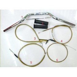 ghi đông xe 68 72 CL combo 6 món