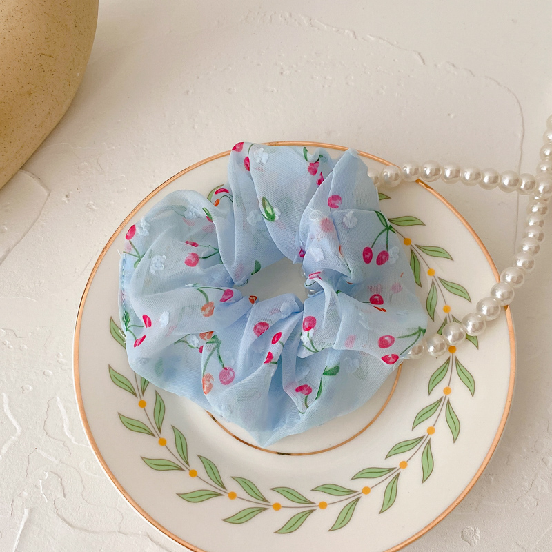 Dây Cột Tóc Phong Cách Retro Hàn Quốc Xinh Xắn Cho Nữ