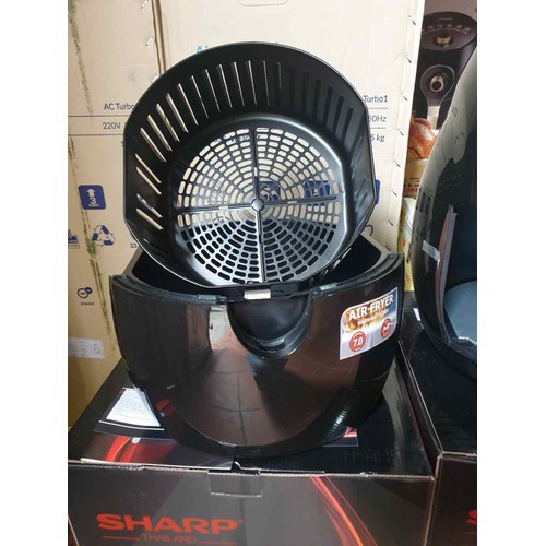 [ HÀNG CHÍNH HÃNG ] Nồi Chiên Không Dầu Sharp- 6,5-8,5LIT-1800W -Nồi To -Chiên Nhanh - Loại Bỏ Dàu Mỡ  Bảo Hành 12 THÁNG