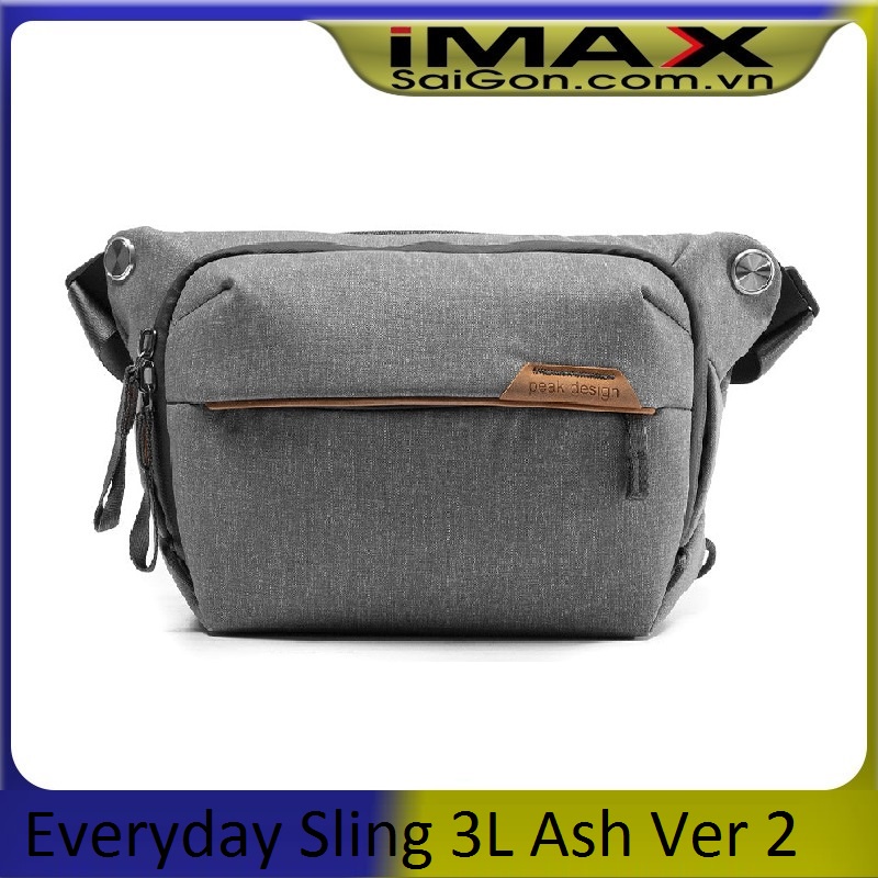 Túi máy ảnh Peak Design Everyday Sling 3L Ash Ver 2, Hàng chính hãng