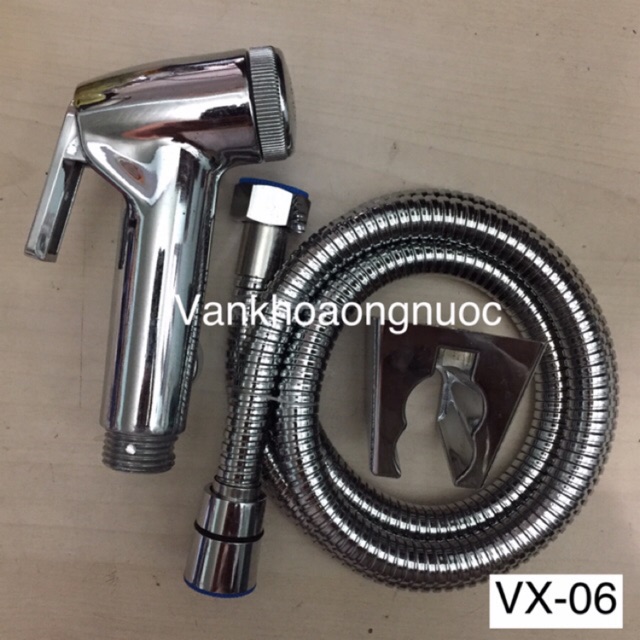 Vòi xịt vệ sinh xi inox tay nhấn nổi - HÀNG ĐẸP