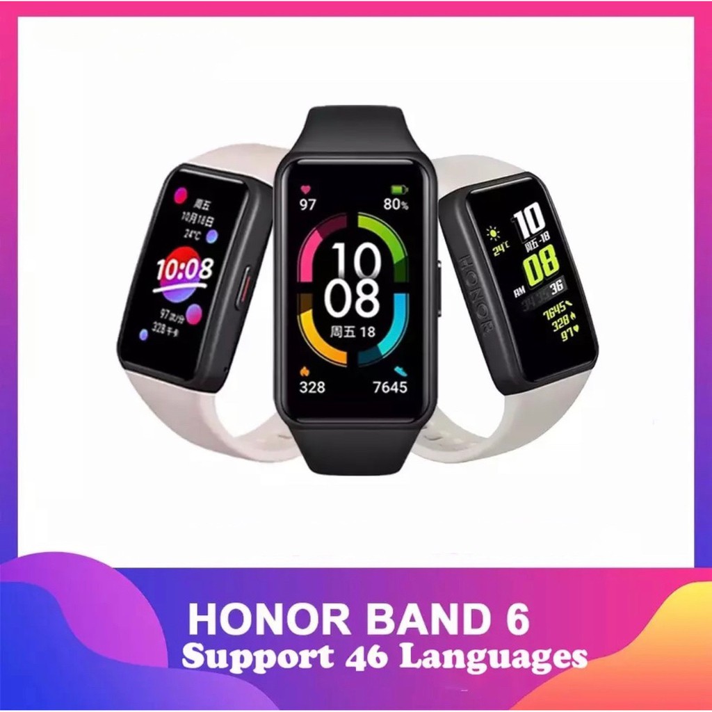 [Mã ELMS5 giảm 7% đơn 300K] Vòng đeo tay thông minh Honor Band 6