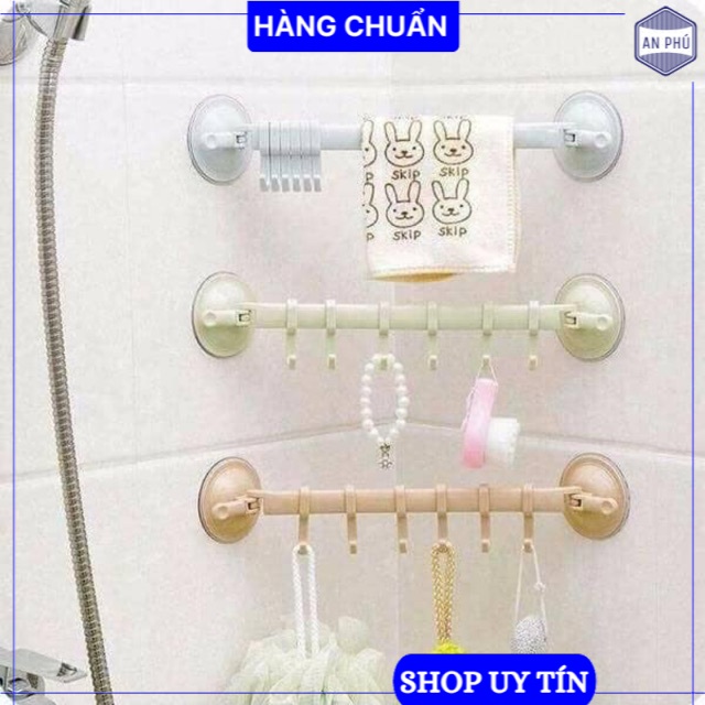 Thanh treo đồ nhà tắm hút chân không tận dụng không gian