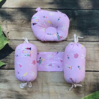 Bộ gối + chặn bông sơ sinh hàng Việt Nam...