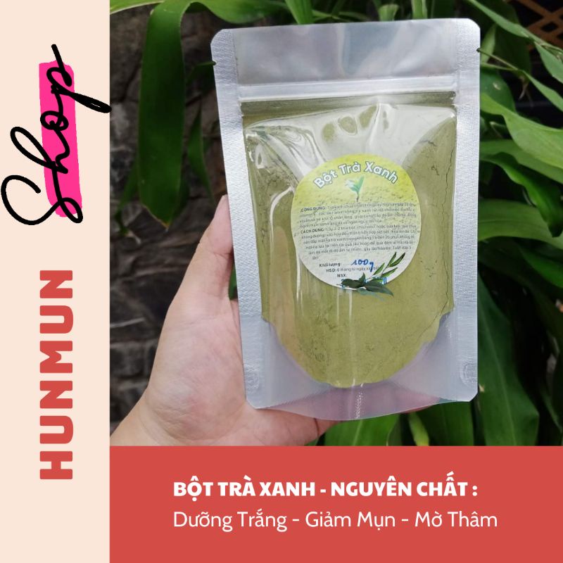 Bột Trà Xanh Nguyên Chất Handmade