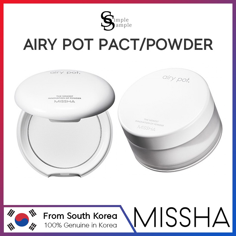 Airy pot powder 9g / pact 5g / sebum cut