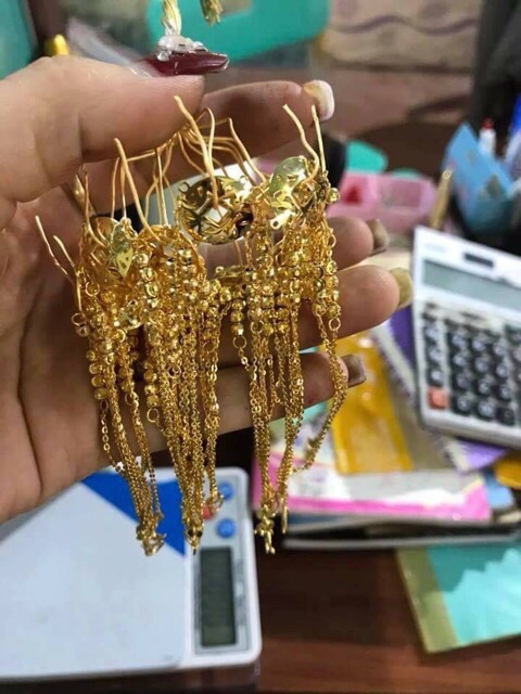 LẮC TAY KIM TIỀN BẠC NGUYÊN CHẤT SI VÀNG 24k - THJ SLIVER