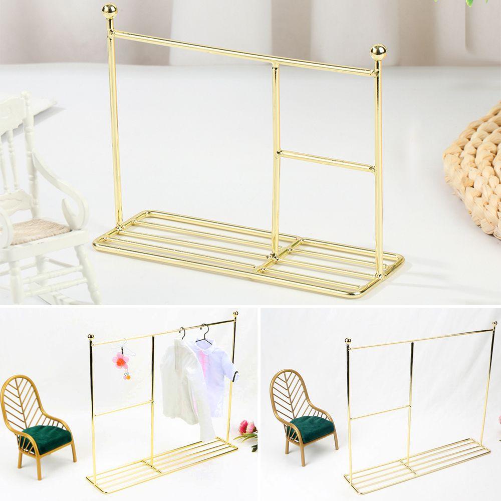 Giá Đỡ Quần Áo Búp Bê 1/12 1/8 1/6 Mini Tiện Dụng