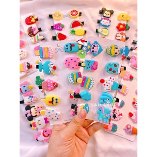 set 10 kẹp tóc cho bé gái siêu đáng yêu
