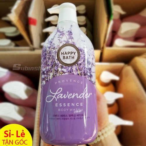 Sữa Tắm Happy Bath Natural Real Moisture 900ml Hàn Quốc