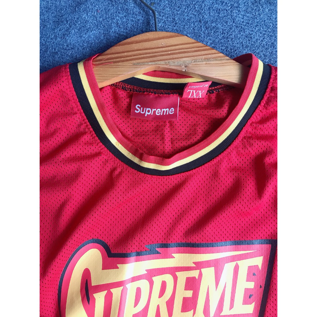 [HÌNH THẬT] ÁO TANK TOP( BÓNG RỔ) SUPREME ĐỎ- DRAGON STORE THỦ ĐỨC  ྇