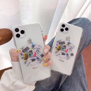 Iphone 11 11pro 11promax Ladies Thời trang Soft Clear Ốp lưng điện thoại TPU