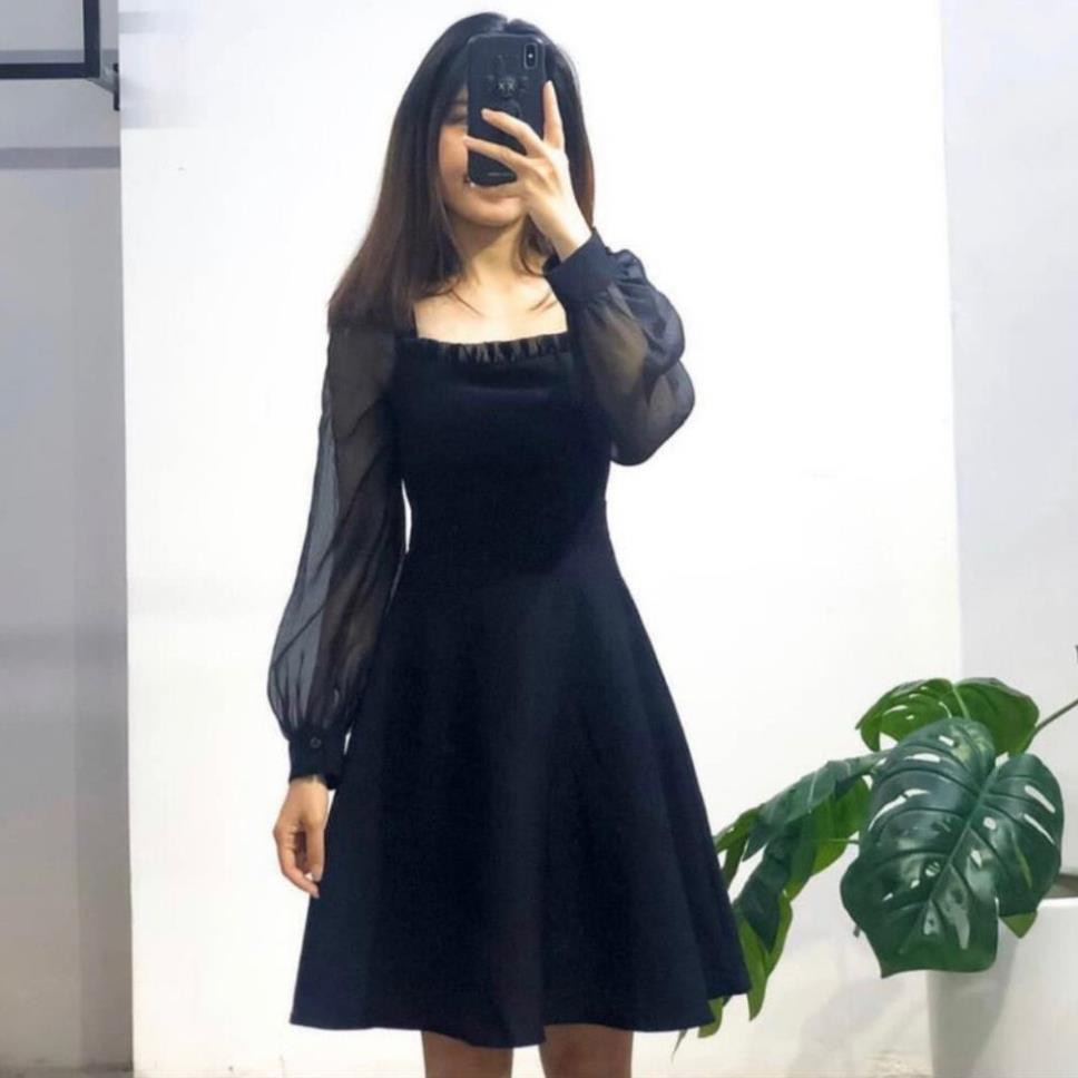 Đầm trắng xòe tay phồng dễ thương Babe Dress | BigBuy360 - bigbuy360.vn