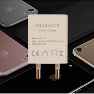 Củ sạc cao cấp 2A Microcom ML-26 bảo hành 1 đổi 1