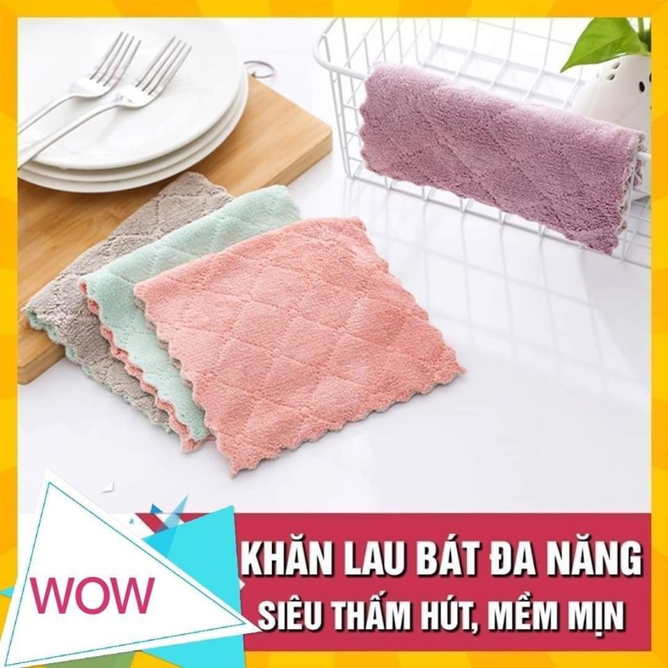 Khăn Lau 2 mặt thấm hút nước đa năng nhỏ gọn | BigBuy360 - bigbuy360.vn