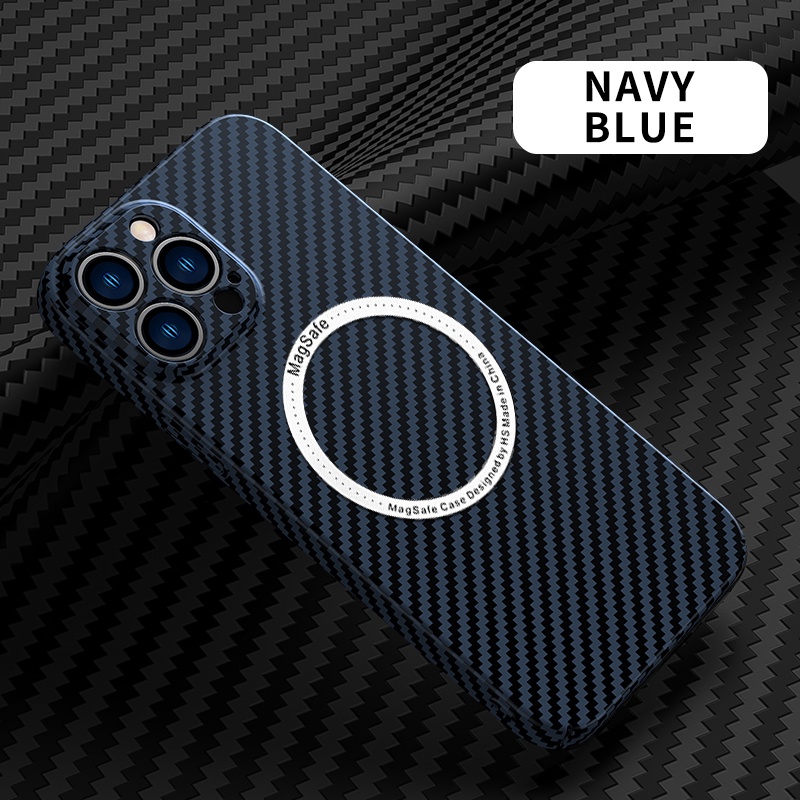 Ốp điện thoại TOPEWON sợi carbon từ tính siêu mỏng chống sốc thích hợp cho iPhone 14 13 11 12 Pro Max