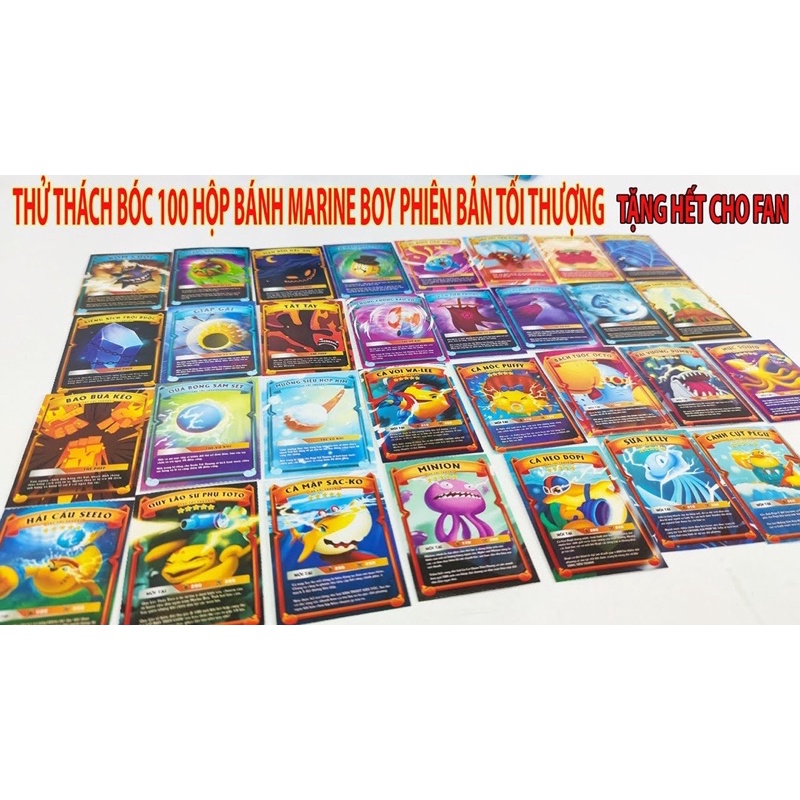 COMBO 10 HỘP BÁNH CÁ MARINE BOY 35g - Mix vị