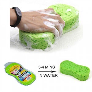 Bọt biển lau rửa xe ô tô, lau kính, vệ sinh nhà bếp, hút chân không (1 set 2 cái ) 벌집 자동차 세척 스폰지 (2개 1세트)