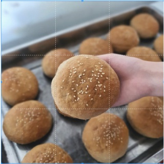 Vỏ bánh BURGER nguyên cám, bánh mì nguyên cám healthy eatclean