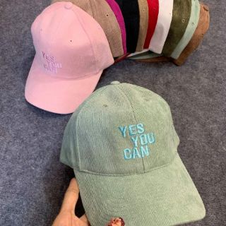 Mũ lưỡi trai YES YOU CAN chất gân XỊN SÒ