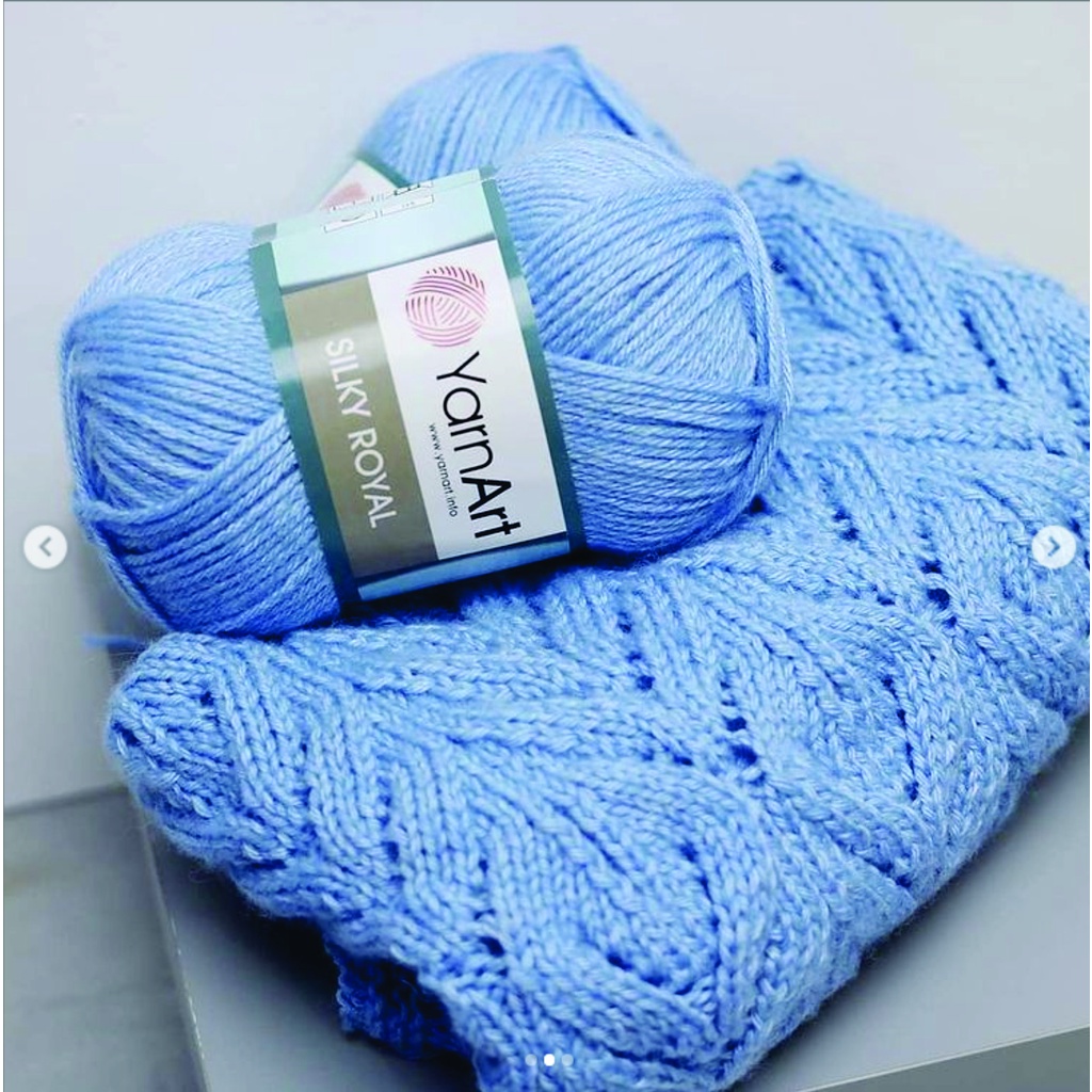 Len SILKY ROYAL - Nhập khẩu chính hãng từ YarnArt - 50 gram dài 140m