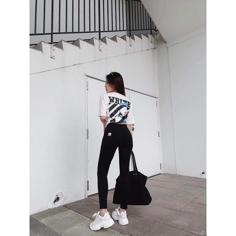 quần legging hoa cúc