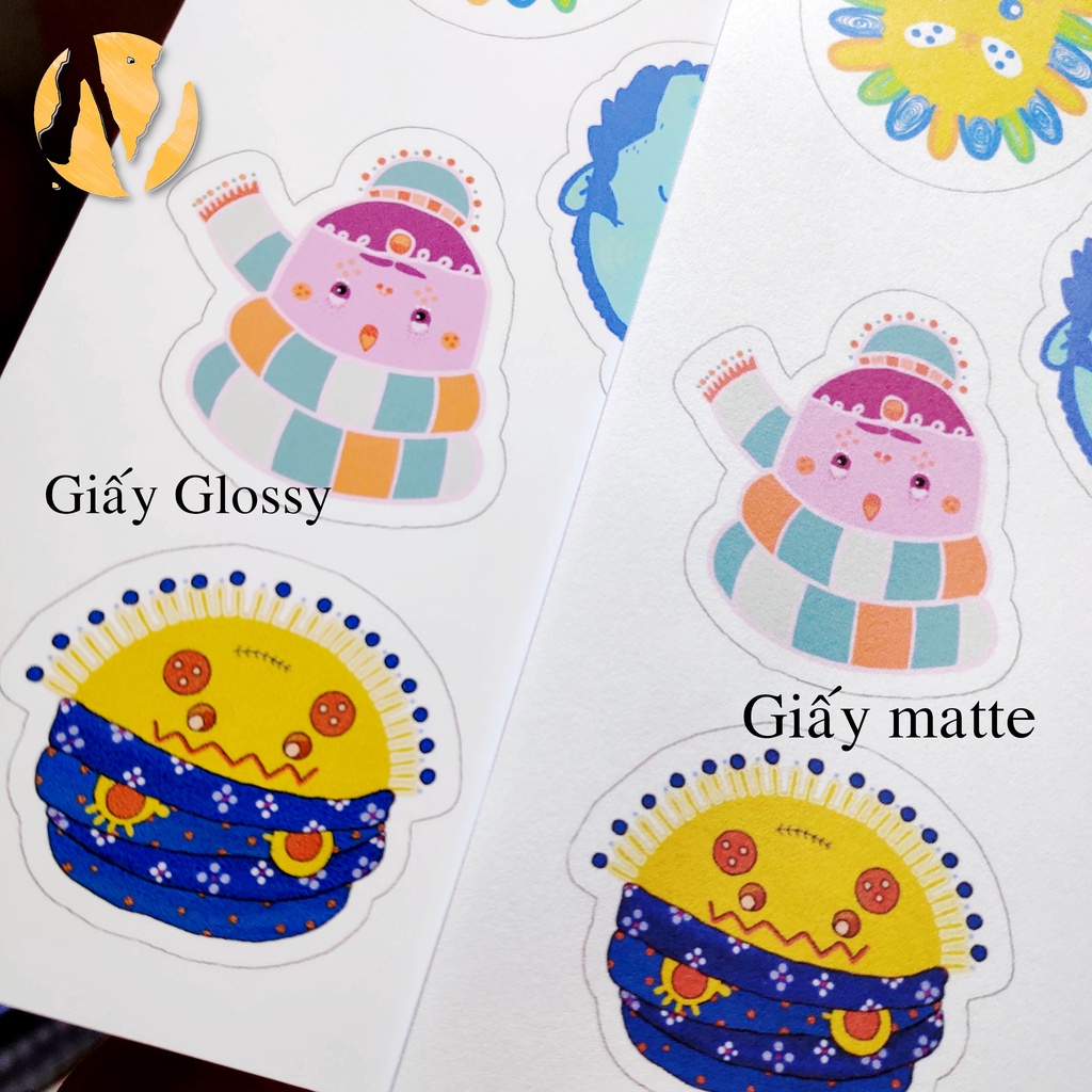 In sticker theo yêu cầu, in ảnh sticker, in nhãn dán