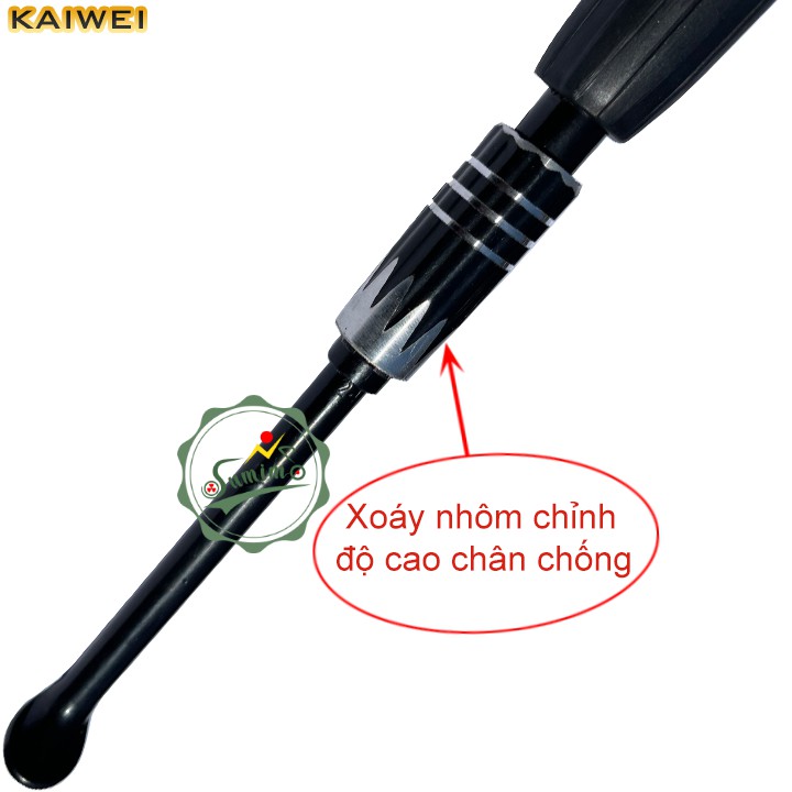 Chân chống xe đạp KAIWEI kẹp sườn 2 điểm xoáy nhôm tuỳ chỉnh