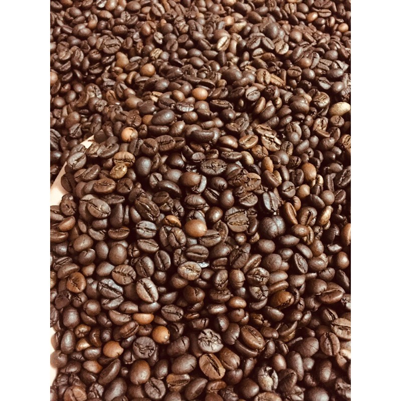 Cà phê hạt mộc robusta vs arabica 80/20 500gr