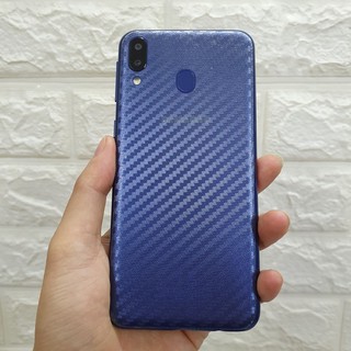 Miếng dán mặt lưng film vân Cacbon cho Samsung Galaxy M20