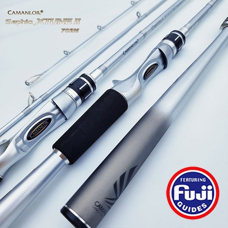 cần câu Lure máy ngang CAMANLOR khoen Fuji