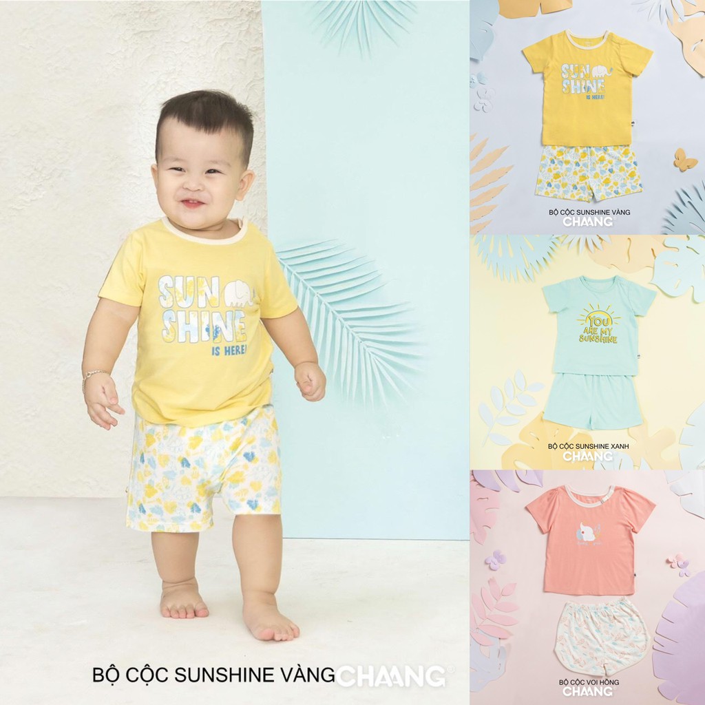 [Mã FASHIONXANH264 giảm 10K đơn 50K] Bộ cúc vai Chaang