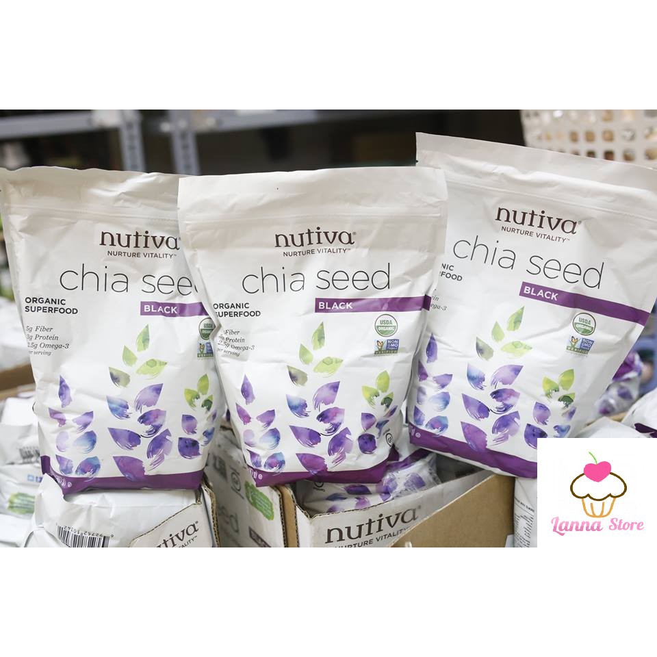 [HÀNG CHUẨN - CHÍNH HÃNG] Hạt Chia Seeds Nutiva - Mỹ