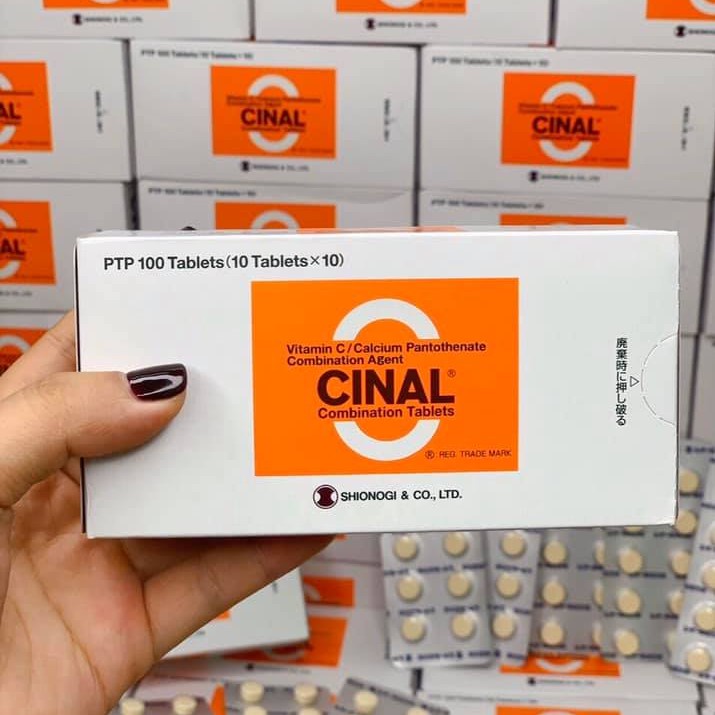 Viên Uống Cinal C Vitamin C - 100 viên Nhật Bản