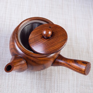 Ấm Pha Trà Bằng Gỗ Phong Cách Trung Quốc