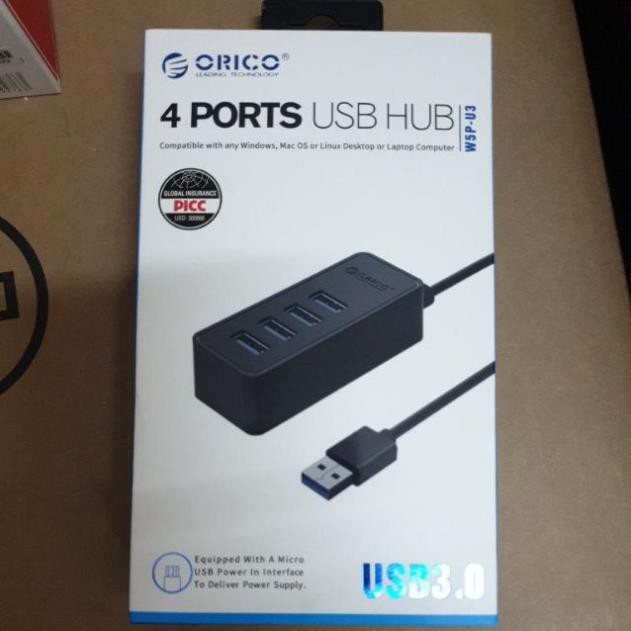 Bộ Chia Hub 4 Cổng USB 3.0 Orico W5P-U3