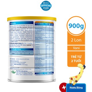 Combo 2 lon sữa bột Abbott Grow 4 (trên 2 tuổi) 900g