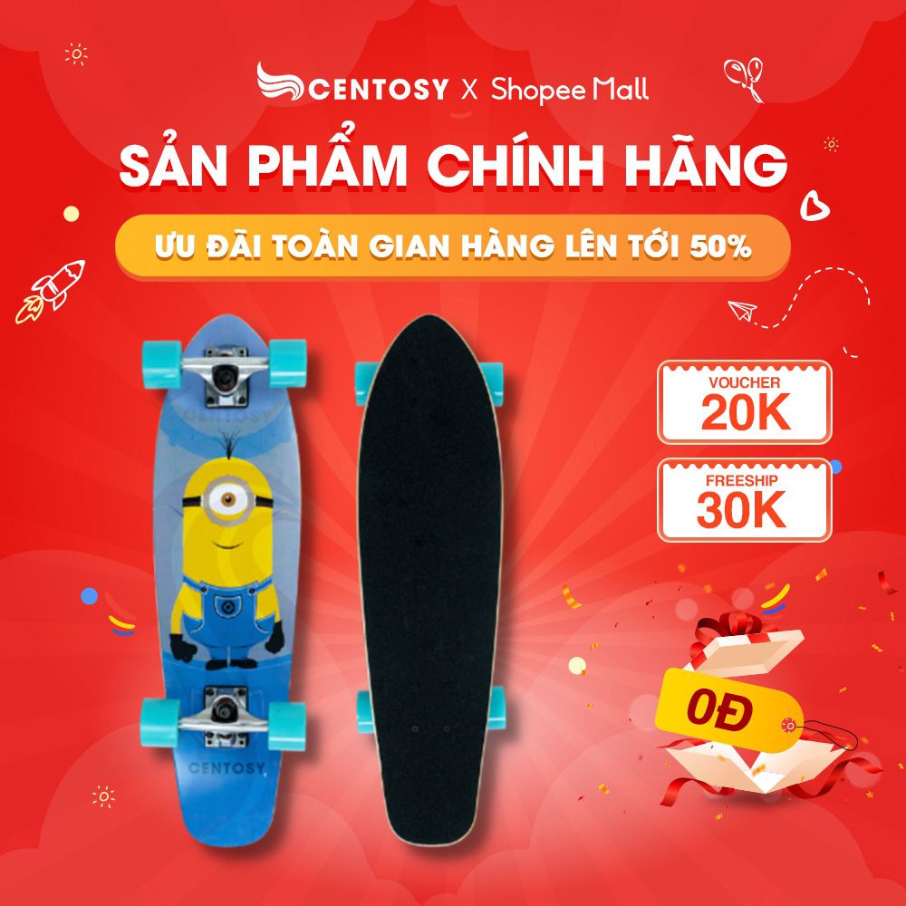 Ván Trượt Người Lớn, Trẻ Em Cao Cấp - Penny Centosy C1 - In Hình Phong Cách