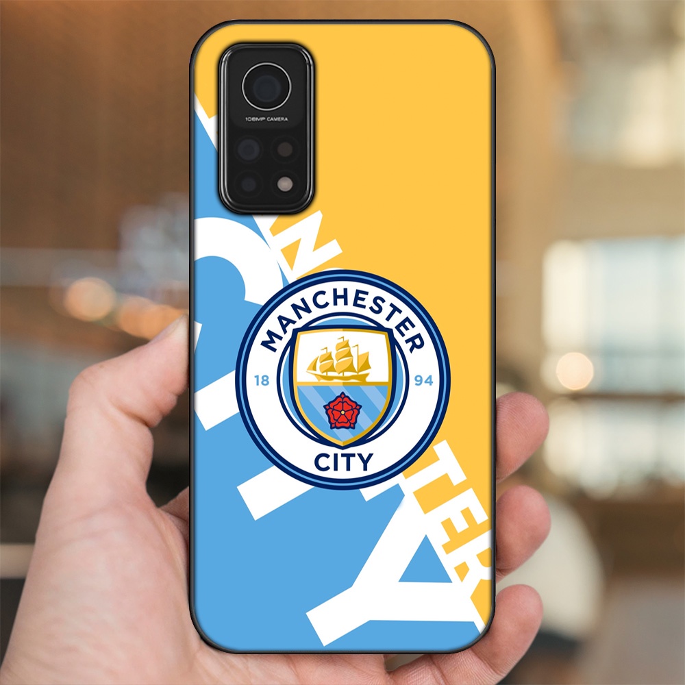 Ốp lưng Xiaomi Mi 10T Pro 5G viền đen in hình Manchester City MC