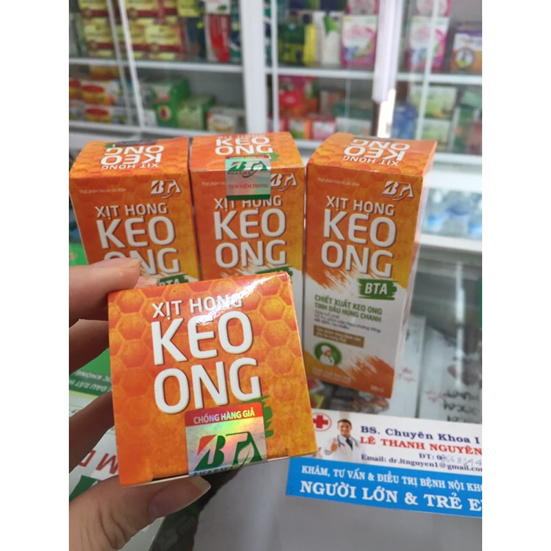 ✅(chính hãng)Xịt họng keo ong BTA