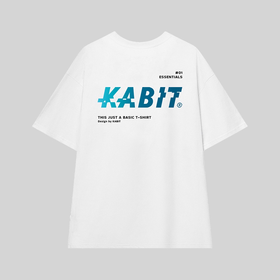 Áo Thun Tay Lỡ Local Brand KABIT OMBRE 2022 Unisex Nam Nữ  - 2 Màu Trắng/Đen