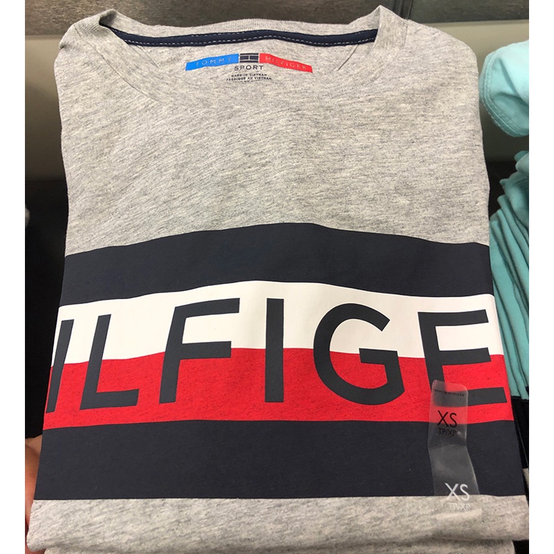 Áo Thun Cotton Nguyên Chất In Chữ Tomy Đơn Giản Dễ Phối Đồ Size S-5XL