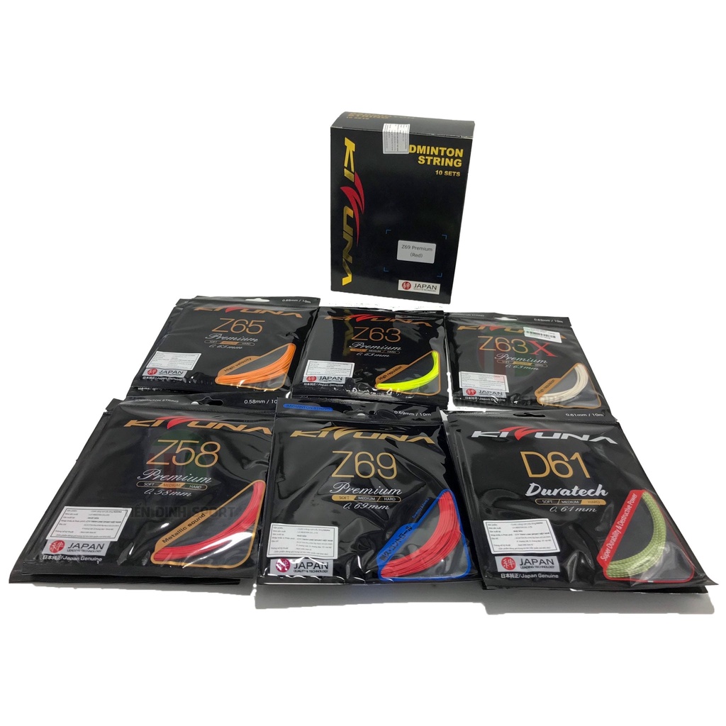 Dây cước đan vợt cầu lông Kizuna Z63